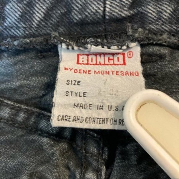 VTG Bongo Jeans Faded Black High Rise Size 7 - Picture 9 of 14